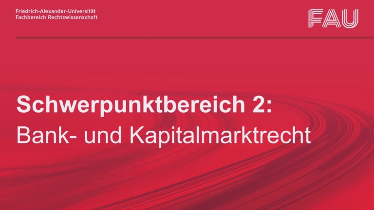 Vorstellung des neuen Schwerpunktbereichs 2